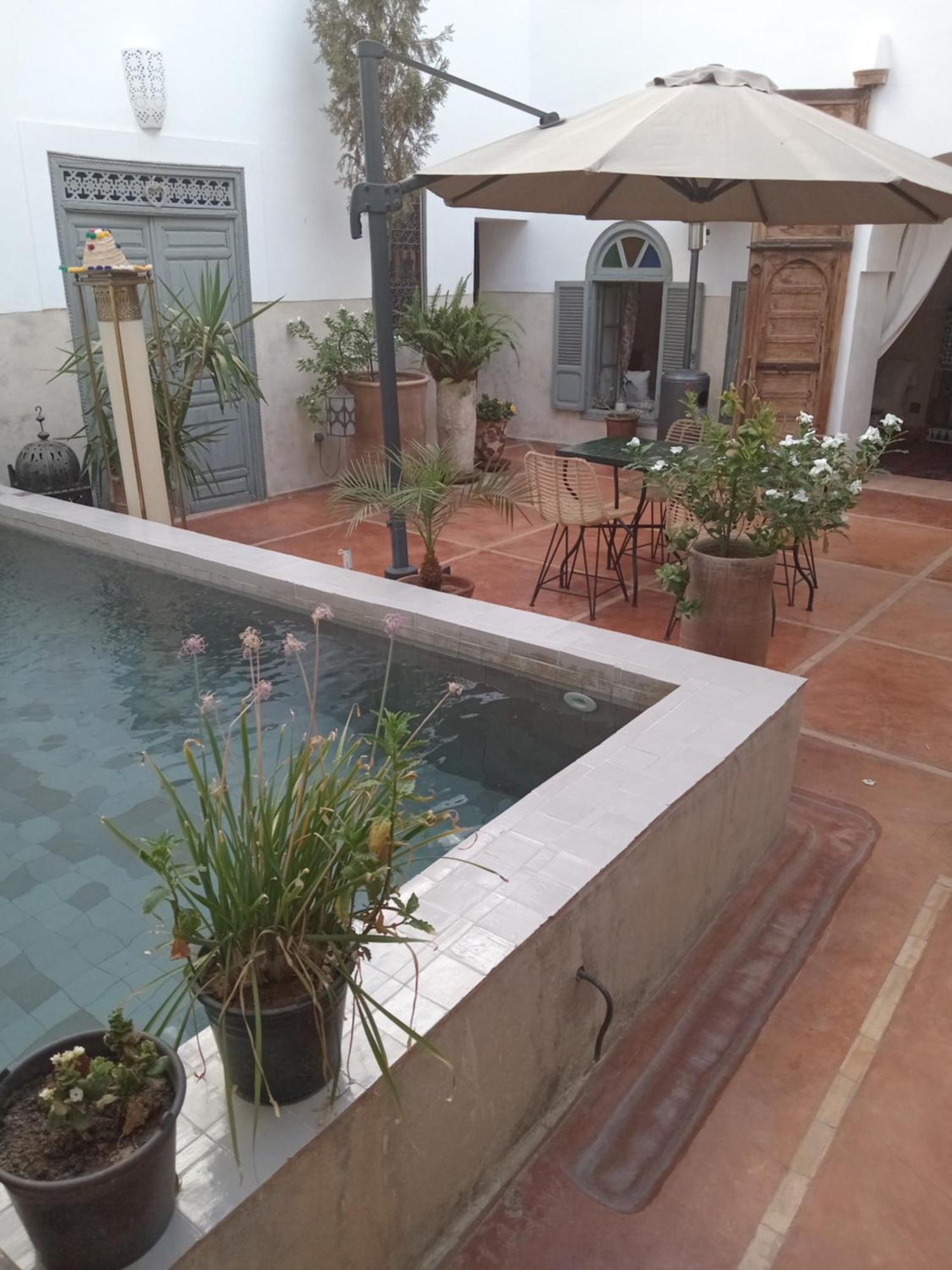 Riad Le Jardin De Mina Marrakesh Exteriör bild